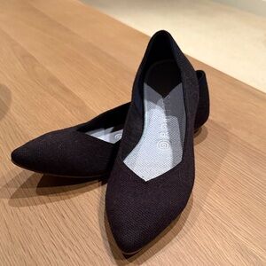 Rothy's Black Pointed Flats